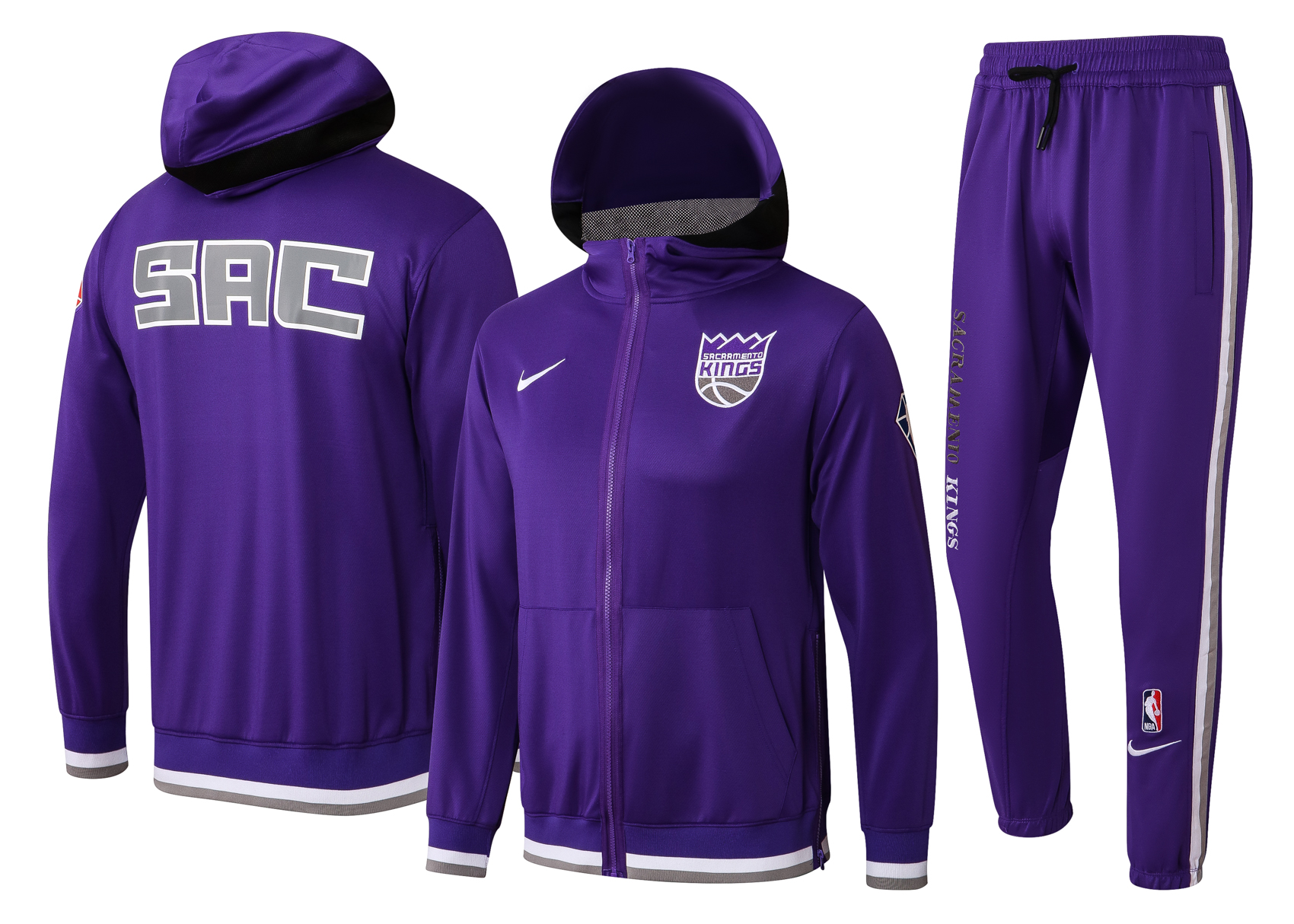 Men Sacramento Kings purple  2024 NBA Nike Training suit->san antonio spurs->NBA Jersey